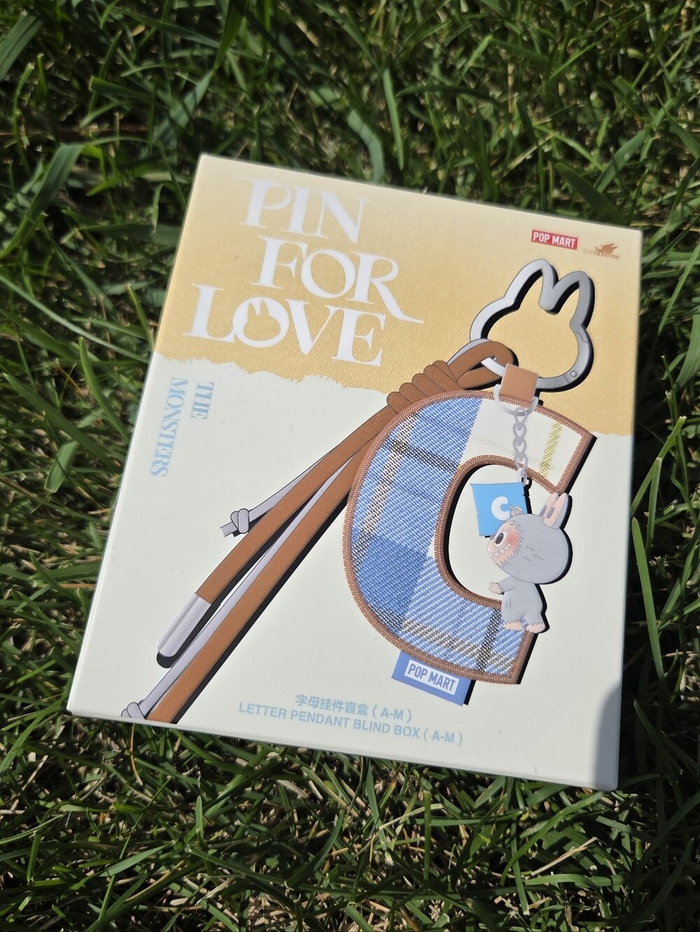 Pop Mart The Monsters Pin For Love Letter Pendant Confirmed Letter L